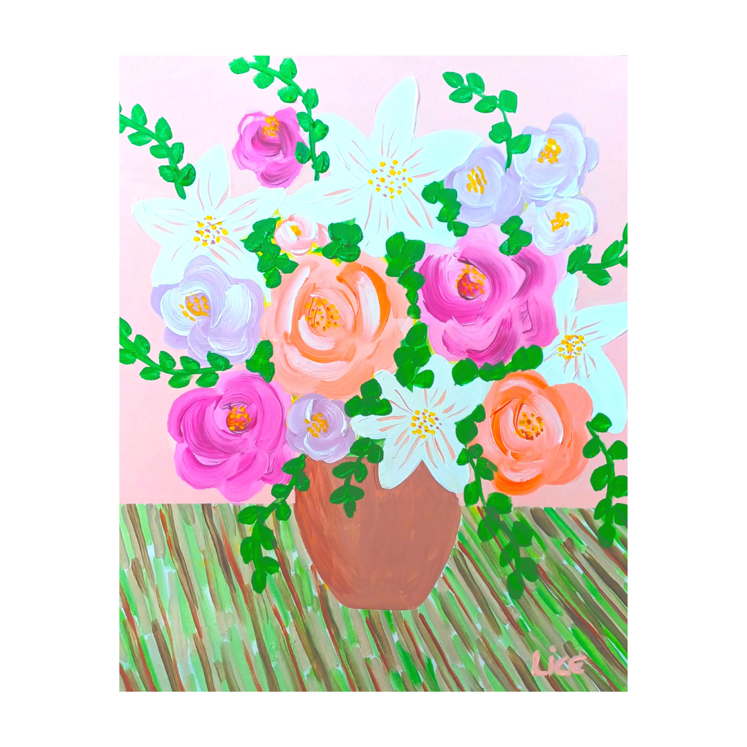 Tableau "Déesse de l'amour" pour une ambiance de style campagne moderne